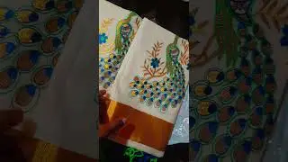 Kerala cotton saree only at 550 rupees #kerala #keralacottonsarees #viral #southindian