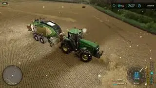 EMPACANDO CON LA CRONE Y EL JHON DEERE  MAS VIEJO DE LA GRANJA