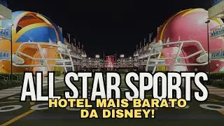 ALL STAR SPORTS - TOUR COMPLETO NO HOTEL MAIS BARATO DA DISNEY EM ORLANDO