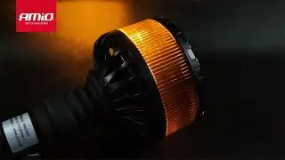 LED Warning Lamp heavy duty W28P 12V 24V AMiO-04104