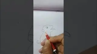 Dog drawing from numbers 6 6 2 1 🐶✏️