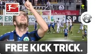 Straight Off The Training Ground - A Perfect Free Kick