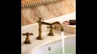 Antique Brass Bathroom Faucet