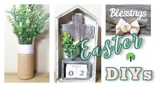 Dollar Tree Easter DIYs/Home decor/2021/Mini Easter hop collaboration