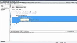 Java Tutorial For Beginners 38   Create a File and Write in it Using PrintWriter and File class
