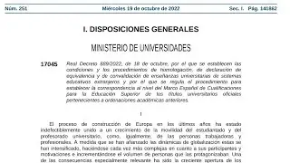 NUEVO REAL DECRETO DE HOMOLOGACIONES 889/2022, de 18 de Octubre.