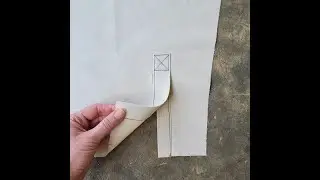 Sanders Button Up - Sewing the  Placket