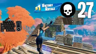High Elimination Solo Squads Gameplay | Full Game Season 8 Chapter 2 [Fortnite PC Keyboard]