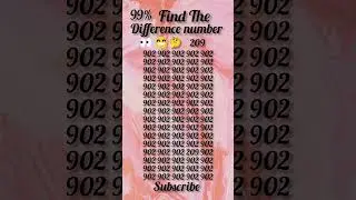 mind Exercise Find The Number 209