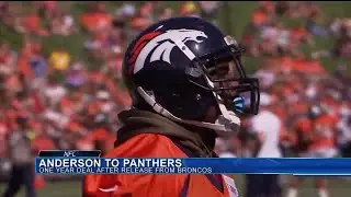 Former Broncos RB Anderson signs 1-year deal with Panthers