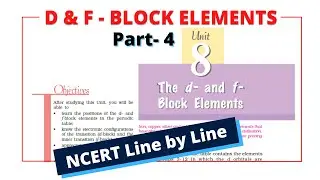 Ionisation enthalpy of d block elements| d and f block elements class 12 | NCERT | Chemistry