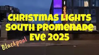 Blackpool South Promenade Lights Mirror Ball. Merry Christmas 2025.