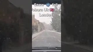 driving 🚗 in snow ❄️ fall Woburn Uk 🇬🇧