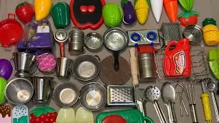 3:42 MINUTES SATISFYING UNBOXING OF KITCHEN STEEL SET | MINI KITCHEN TV | 