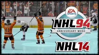 NHL 14 Thoughts & Opinions On NHL 94 Anniversary Mode! Big Hits, Classic Controls and No Penalties!