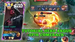 GOKILLL EPIK COMEBACK!! ARGUS EARLY KENA LOCK SAMPE FEED LATE GAME BANTAII-BANTAII?? MLBB