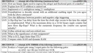 Digital Electronics | Important 2 Marks questions | Solution of Previous year papers of DE AKTU