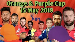 IPL 2018, Orange Cap, Purple Cap till 15 may 2018