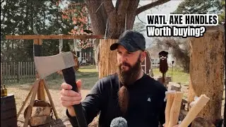 WATL Handles! Axe throwing worthy? Lets haft one! #axethrowing #axe #outdoors #review #design