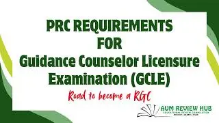 PRC Requirements for GCLE 2026 | Registered Guidance Counselor