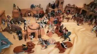 4 Kenner Cantina Stars in Mos Eisley custom Diorama vintage Star Wars Story