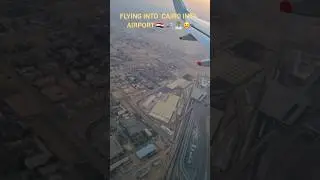 FLYING OVER CAIRO: BREATHTAKING SKYLINE OF EGYPT'S CAPITAL  🇪🇬 #travel #shorts #egypt