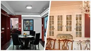 75 Red Dark Wood Floor Dining Room Design Ideas You'll Love 🎀