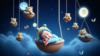 Soft Heavenly Cloud Rain ☁️ Baby Lullaby for Sweet Dreams