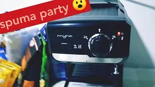 expresor cafea manual MYRIA MY4119, cade cupa in cana