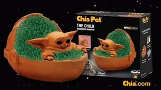 Chia Pet Baby Yoda 2022 Commercial