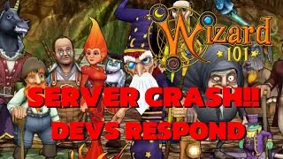 WIZARD 101 SERVER CRASH ON CONSOLE! [Fix coming soon]