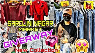 Sarojini Nagar Market Delhi | Part -2 | Latest New Collection + GIVEAWAY!🎁| That Pinkish Girl