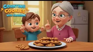 Counting Cookies with Grandma 🍪 | Learning Numbers for Kids | Fun Educational Video for Children