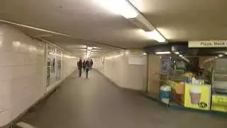 Saturday Night at U8 Kottbusser Tor in Kreuzberg Berlin