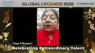Daya P | GLOBAL LEGENDS - 2026 | Seniors Talent Contest | Solo - Singing Performance