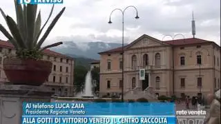 30/10/2014-ALLA GOTTI DI  VITTORIO VENETO IL CENTRO RACCOLTA