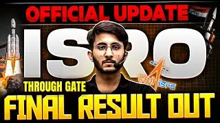 ISRO Final Result Out Through GATE | How To Check Result | ISRO Official Update