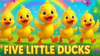 Five Little Ducks 🦆💖 | Bubble Beeps - Rhymes | Fun Counting Song & Educational Kids Rhyme