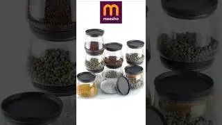 Meesho Kitchen Containers Set | Kitchen Jars Organization | #meesho #shorts #container
