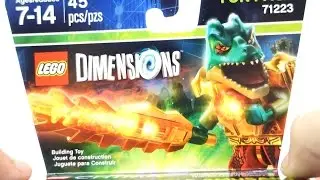 LEGO: Dimensions &ndash; CHIMA Cragger & Swamp Skimmer Vehicle Toy Unboxing CRAGGER   DTV