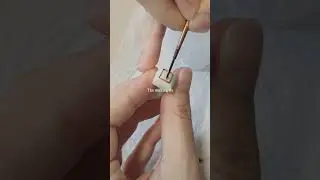 porcelain earrings gold lustre