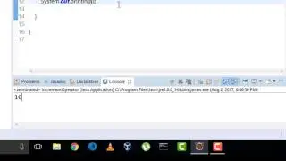 15  increment and decrement Operator in java