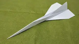 How to make Airplane Concorde Paper