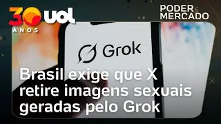Brasil manda X tirar do ar imagens sexuais feitas com o Grok