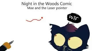 Mae and the Laser Pointer [Night in the Woods Comic]