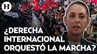Claudia Sheinbaum acusa que intereses externo estrpan detr&aacute;s de la marcha de la Generaci&oacute;n Z
