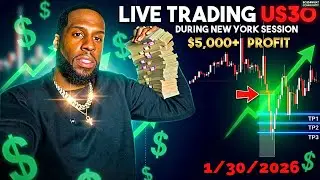 🛑 Live Trading Us30 during New York  (Boss4What Community)