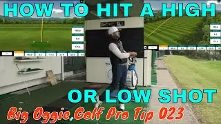 HOW TO HIT A HIGH SHOT AND A LOW SHOT Big Oggie Pro Tip 23