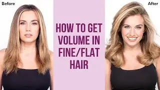 How to get volume in fine, flat hair - fast. Use THIS root volume spray