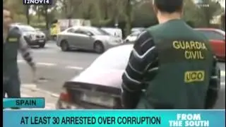 Spain arrests 30 government officials on corruption charges